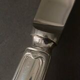 Set of 14 silver-plated knives from Christofle, uniplat model