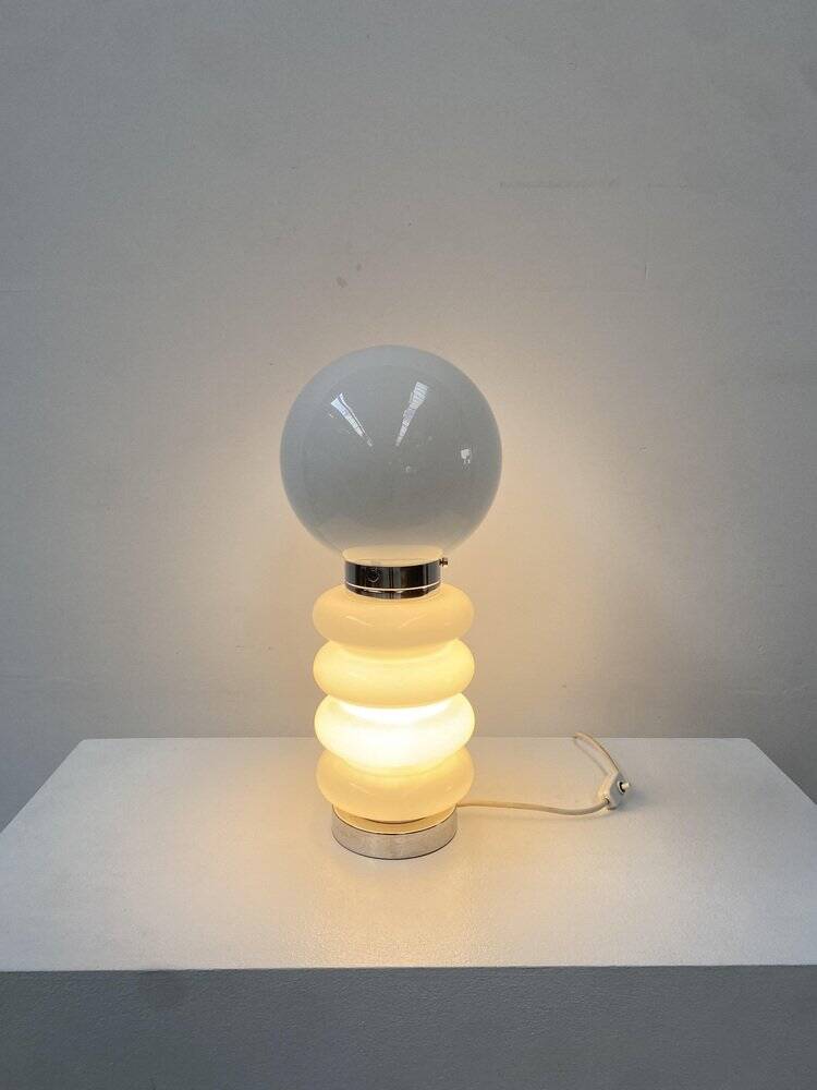 Lampe de table vintage en verre de Murano italien, par Carlo Nason pour AV Mazegga, années 1960