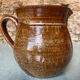 Glazed stoneware jug