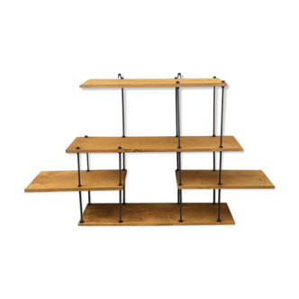 Shelf style industrial, deconstructed