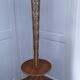 Vintage rattan and bamboo floor lamp from the 1950s-60s