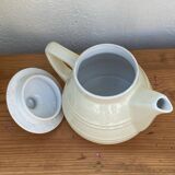 White ceramic teapot