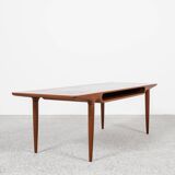 Midcentury Danish coffee table in teak by Johannes Andersen for Silkeborg