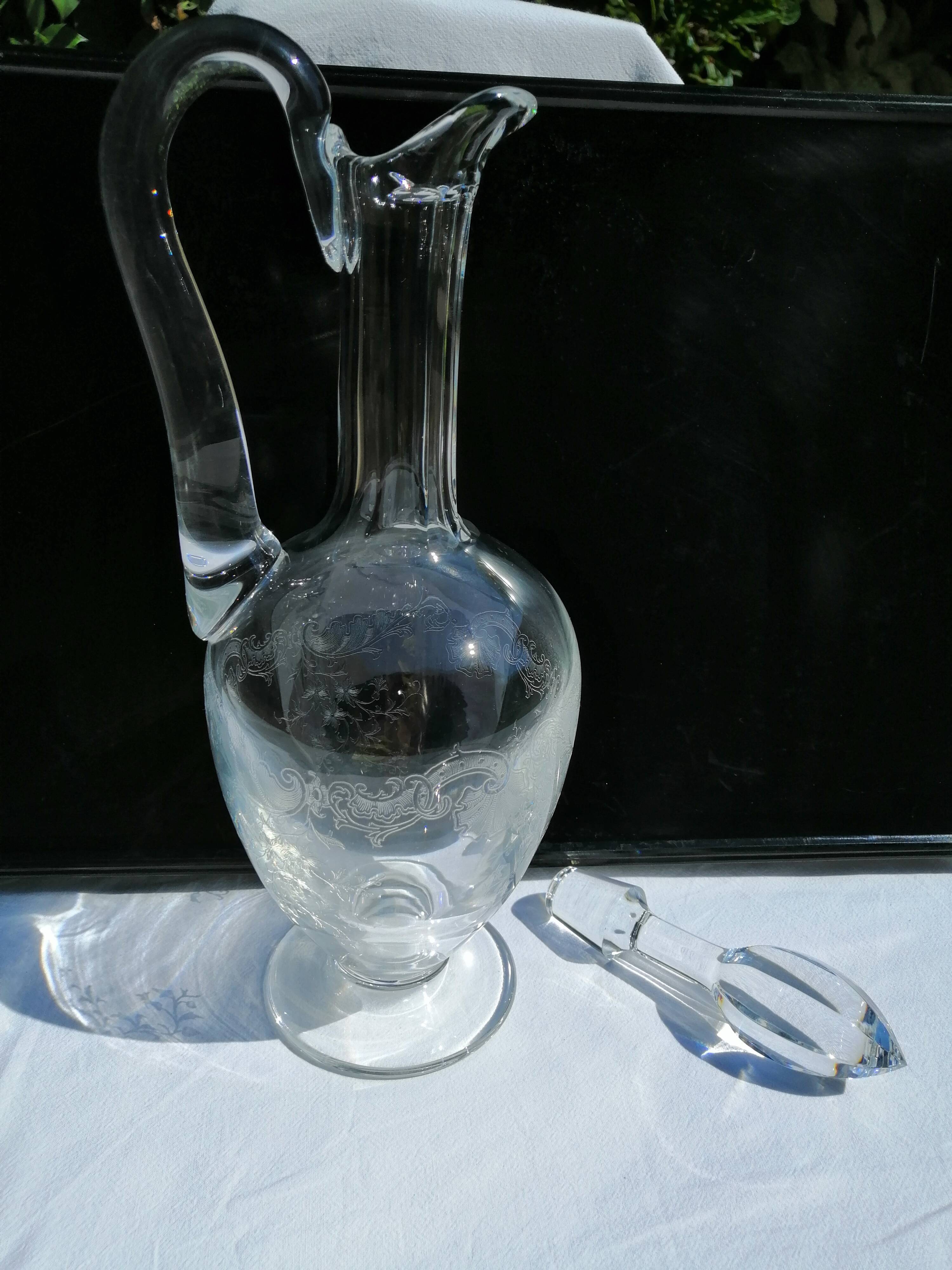 Carafe cristallerie de Saint Louis