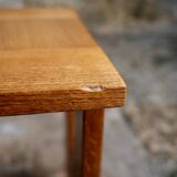 Set of 3 nesting tables by Guillerme and Chambron, France, 1960s