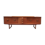 Row of the 1960s teak