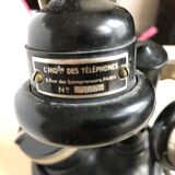 Old black Bakelite phone