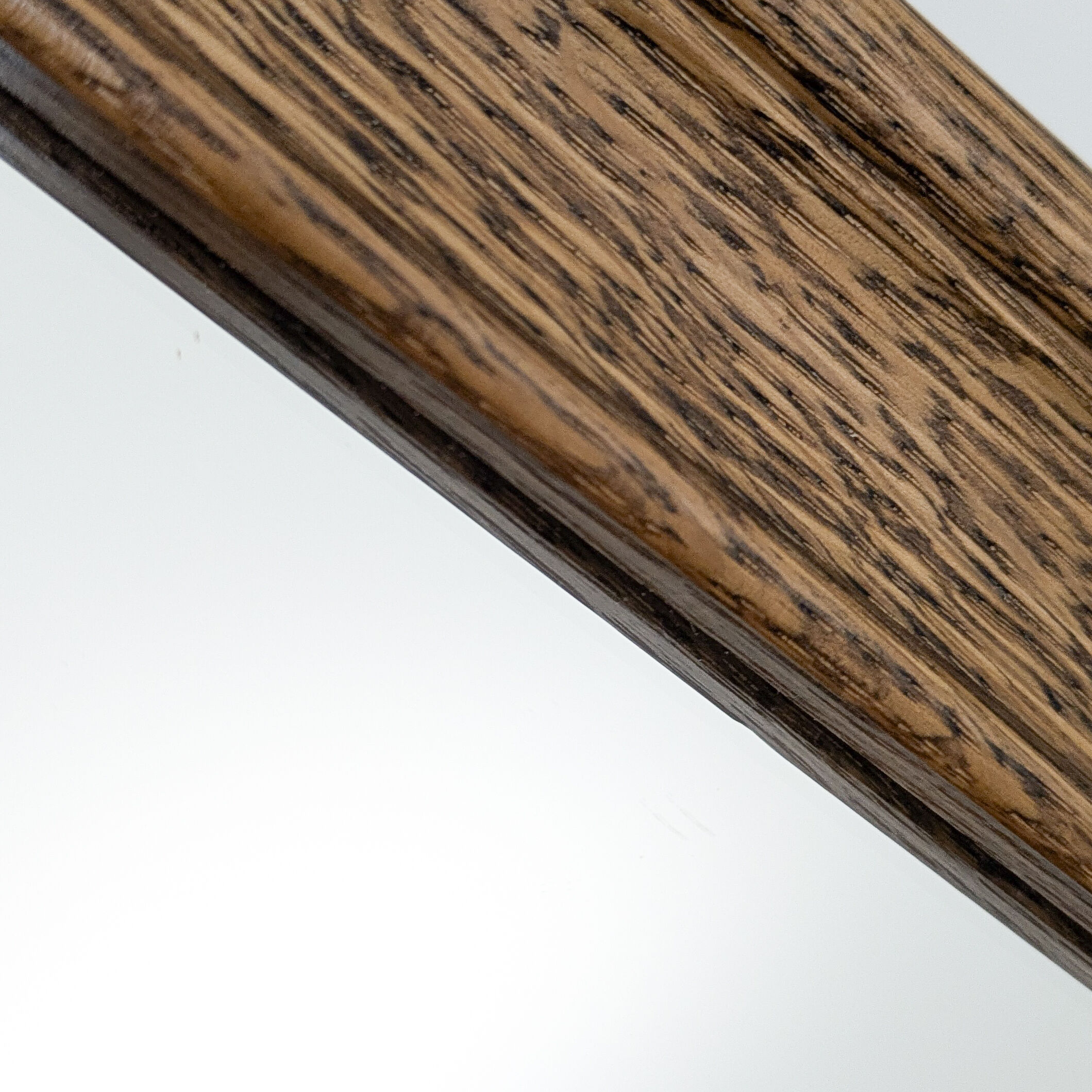 Miroir vintage octogonal bois massif nervuré entrée salle de bain chambre