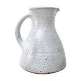 Carafe stoneware pitcher signed Jeanne and Norbert Pierlot