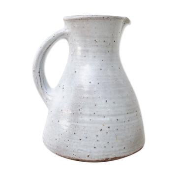 Carafe pichet en grès signé Jeanne et Norbert Pierlot