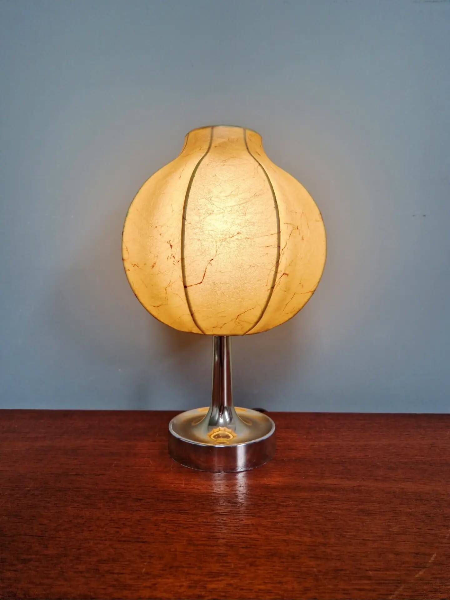 Lampe de table Cocoon, Goldkant Leuchten, 1960