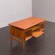 Freestanding teak desk, model 75 Gunni Omann for Omann Jun's Møbelfabrik