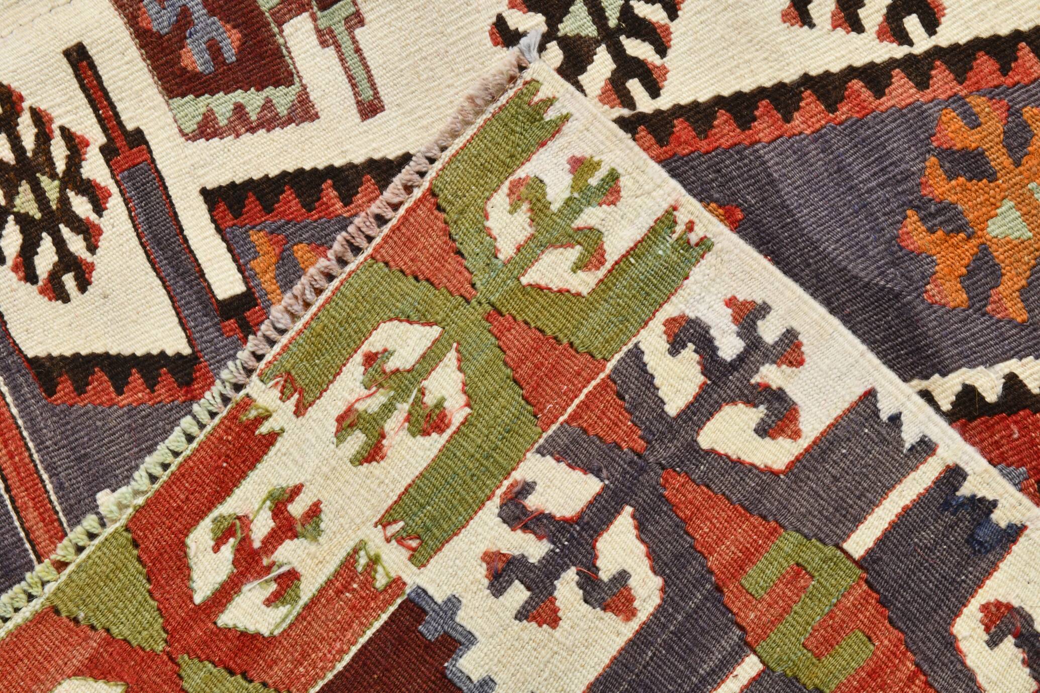 5x8 Geometric Handmade Antique Vintage Rug, 156x251Cm