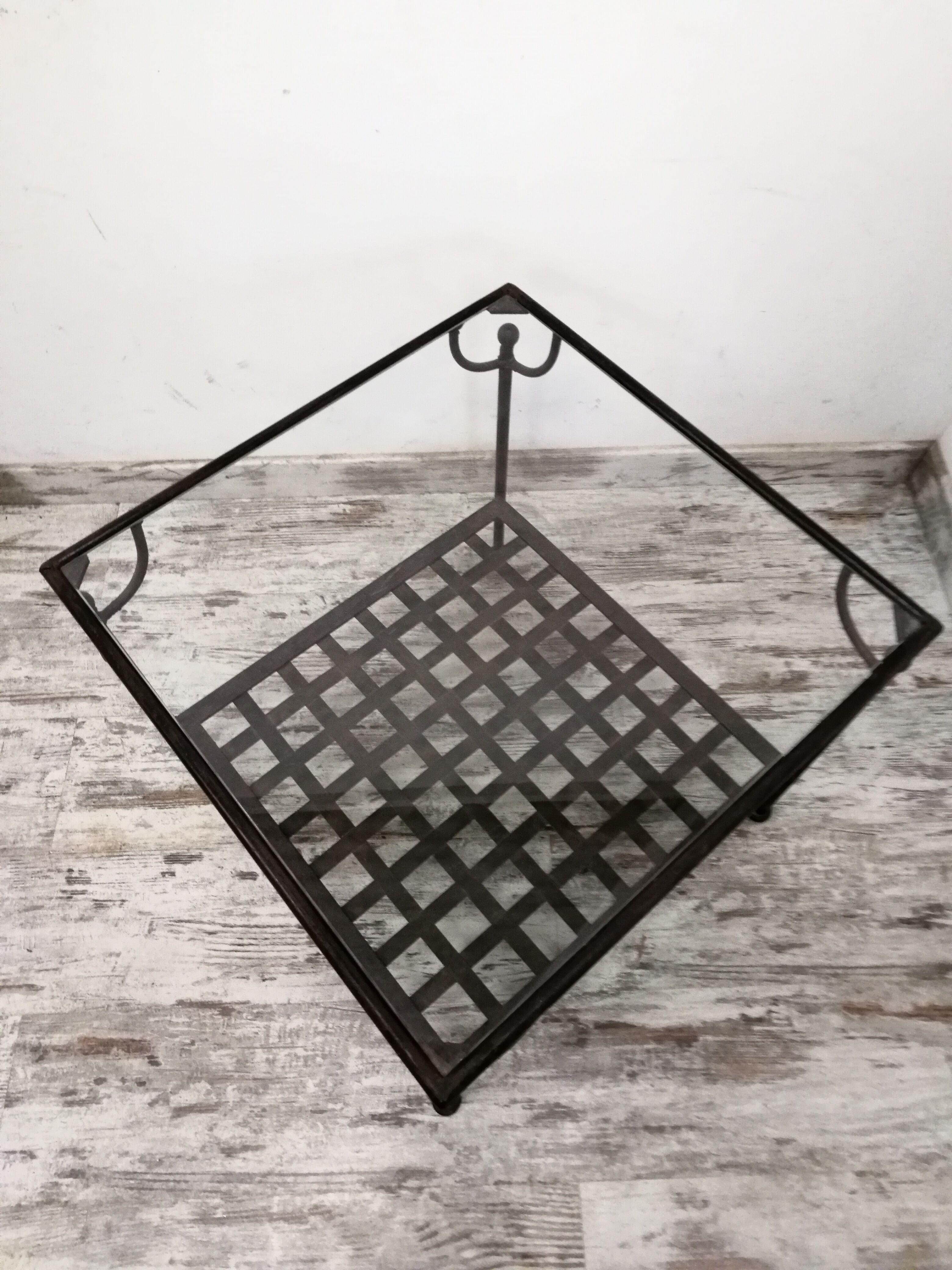 Wrought-iron coffee table
