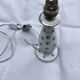 Pied de lampe porcelaine décors Rovina Epinal
