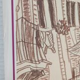 Original poster exhibition Venezia Henri Landier Paris 1988