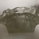 Cendrier massif en verre soufflé travail italien 1960