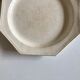 Set of 4 plates Creil and Montereau octagonal pearls Directoire 1800