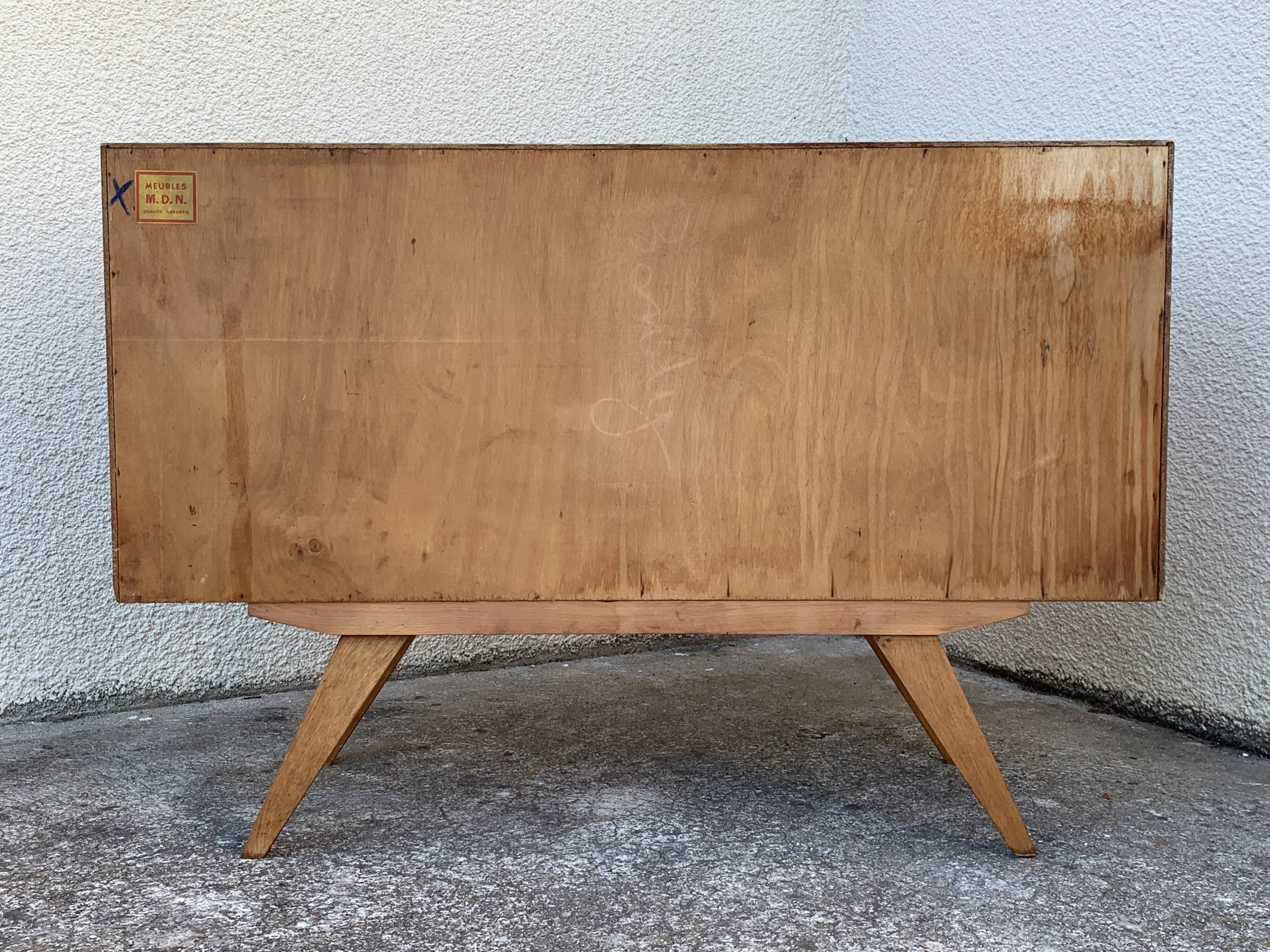 Vintage buffet compass feet 1950