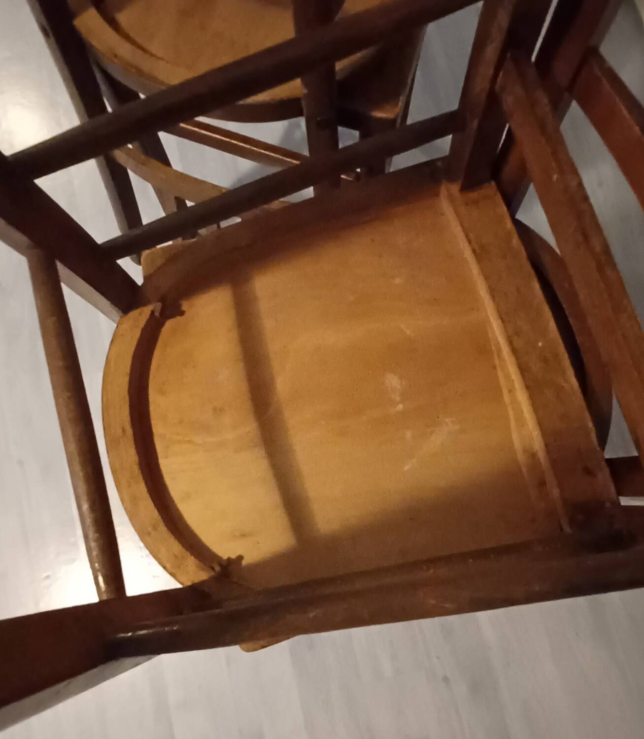 Set of 4 vintage bistro chairs