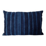 Cushion cover in vintage indigo fabric