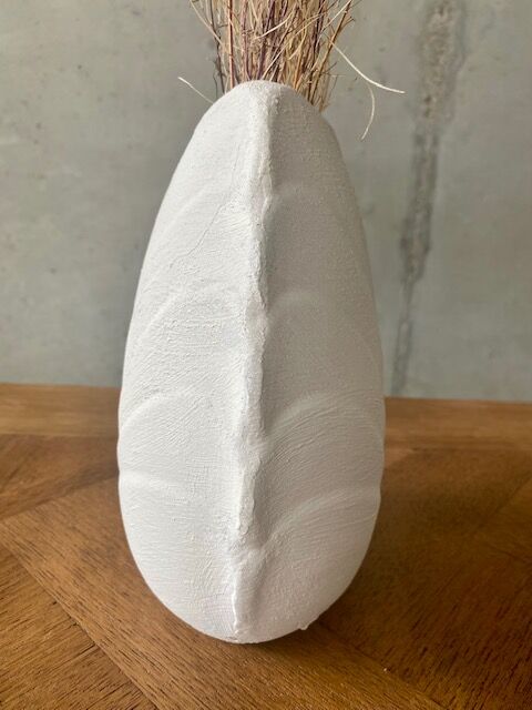 Bleached sandstone vase