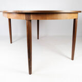Dining table in teak with extensions, of Danish design from the 1960s.