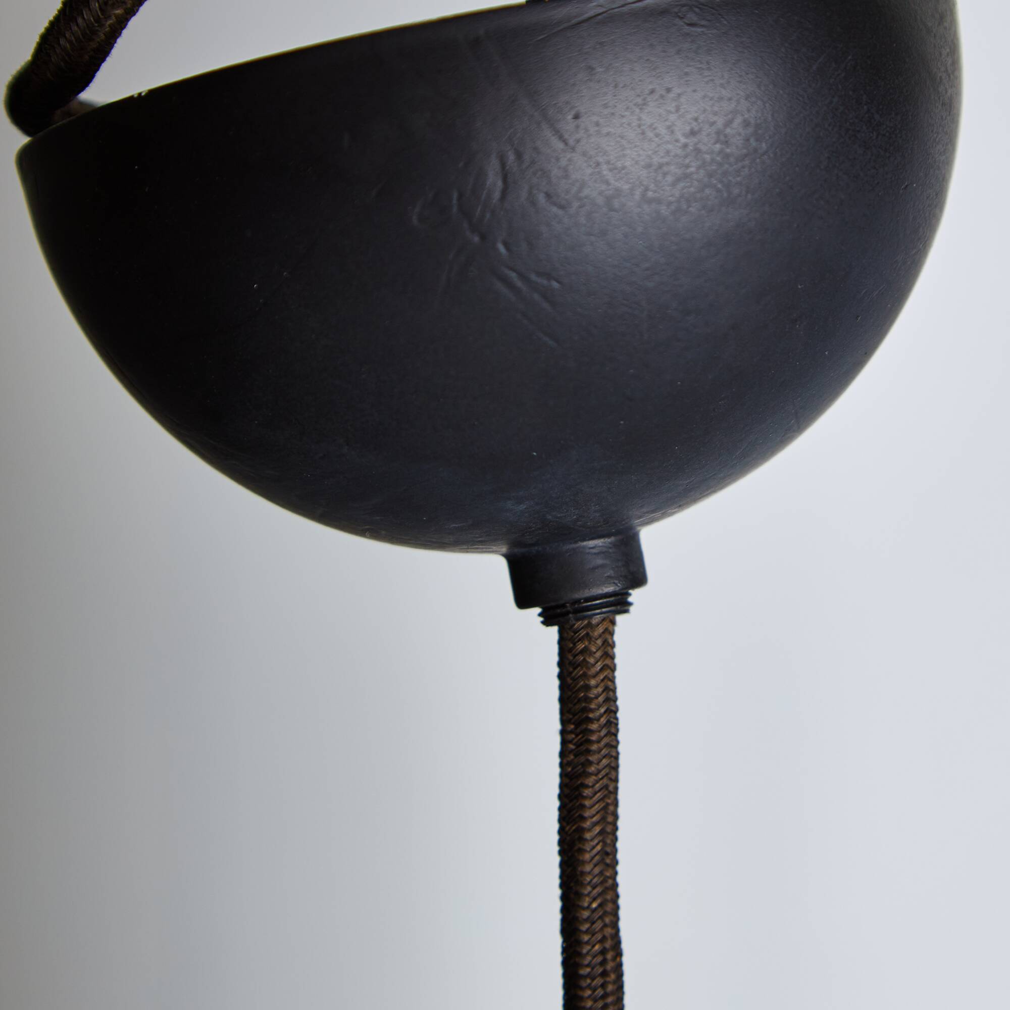 Black and White Cone Shaped Pendant