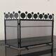 Fire screen - Bertil Vallien for Boda 1960 Lacquered metal black 86cm