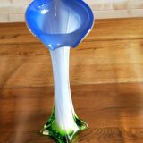 Murano glass paste soliflore vase, arum shape
