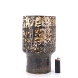 Fat lava ceramic vase by Pieter Groeneveldt, 1950s