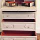 Secretary end donkey back 19th early 20th patinated waxed in Farrow & Ball