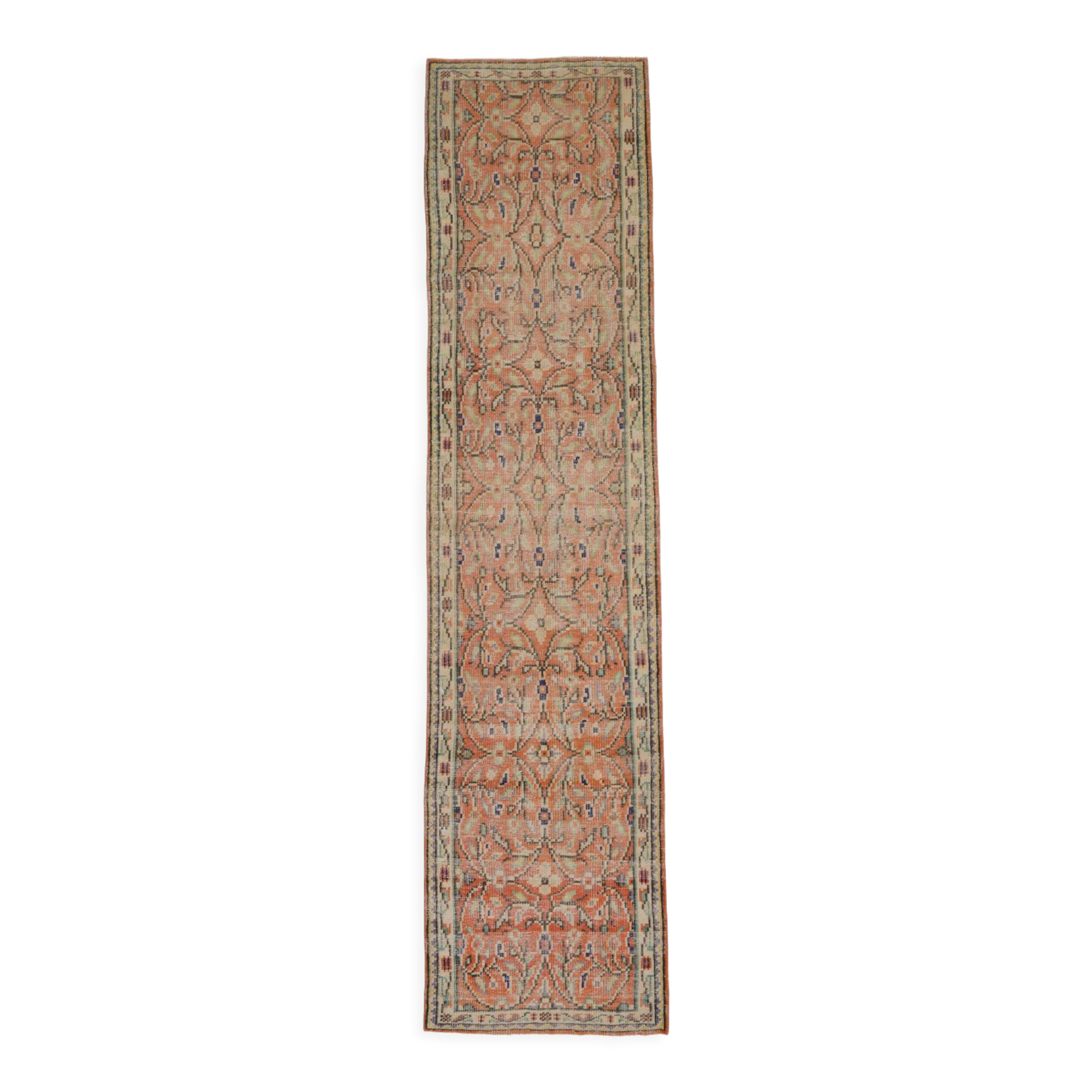 Vintage runner rug, 74x314cm