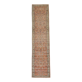 Vintage runner rug, 74x314cm