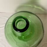 Dame-jeanne en verre vert