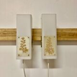 Paire d'appliques design scandinave 1950