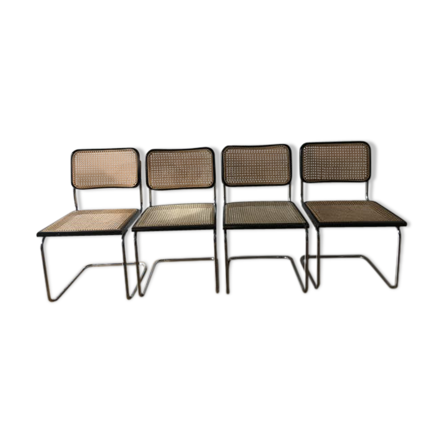 Lot de 4 chaises B32 par Marcel Breuer