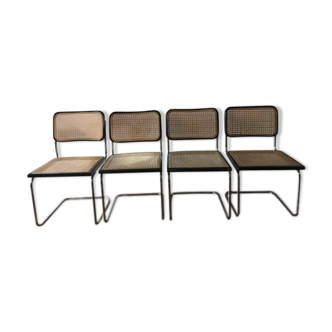 Lot de 4 chaises B32 par Marcel Breuer