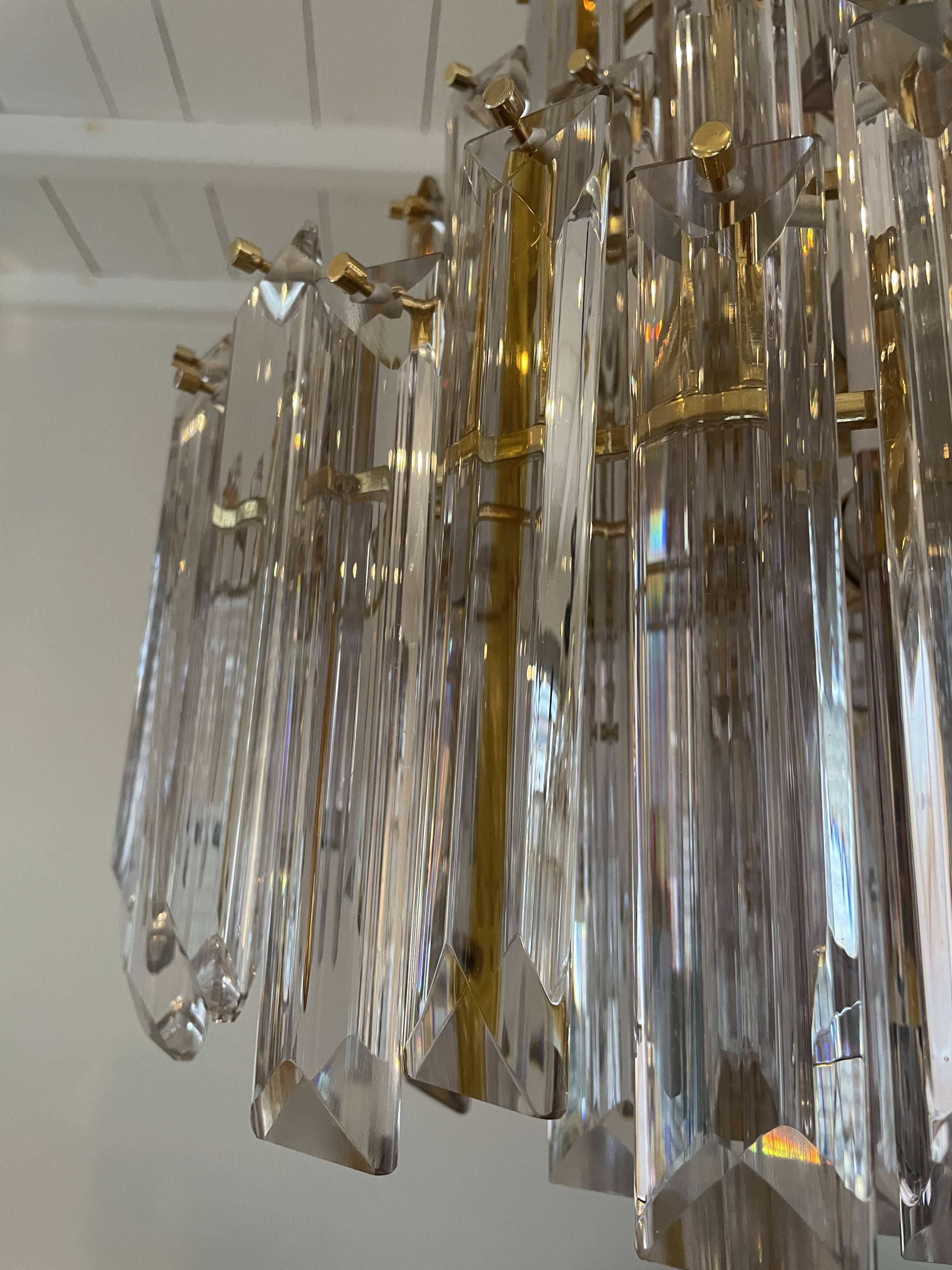 Vintage Paolo Venini chandelier, 1970s