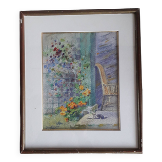 Old signed painting