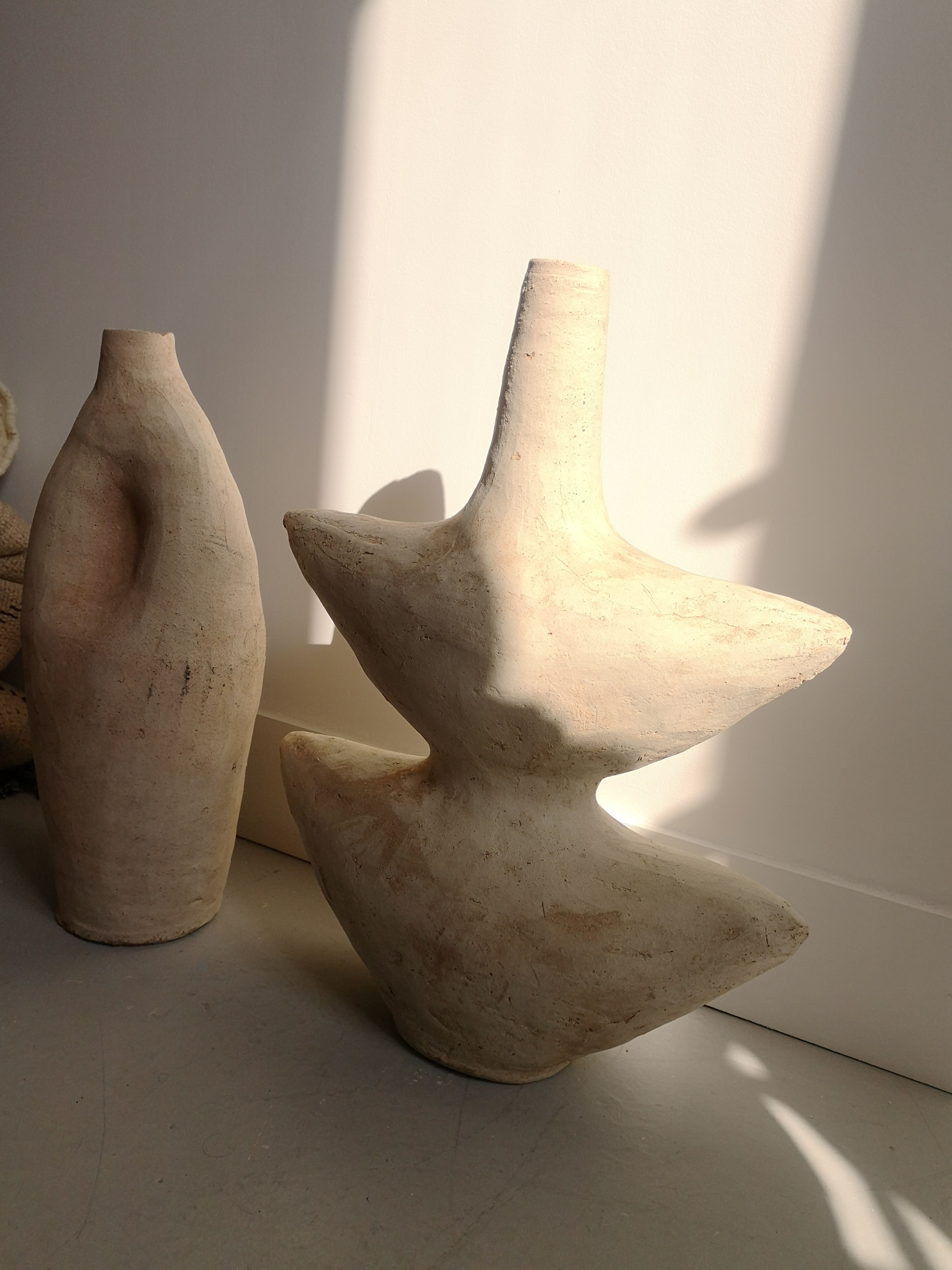 Ceramic tamgroute vase, handmade