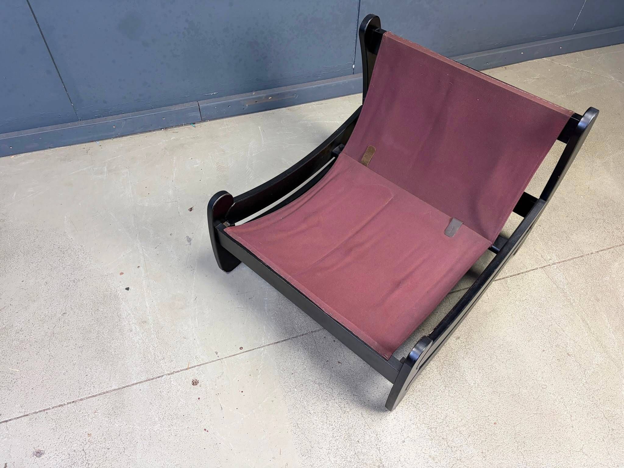 Fauteuil brutaliste des années 70, années 1970
