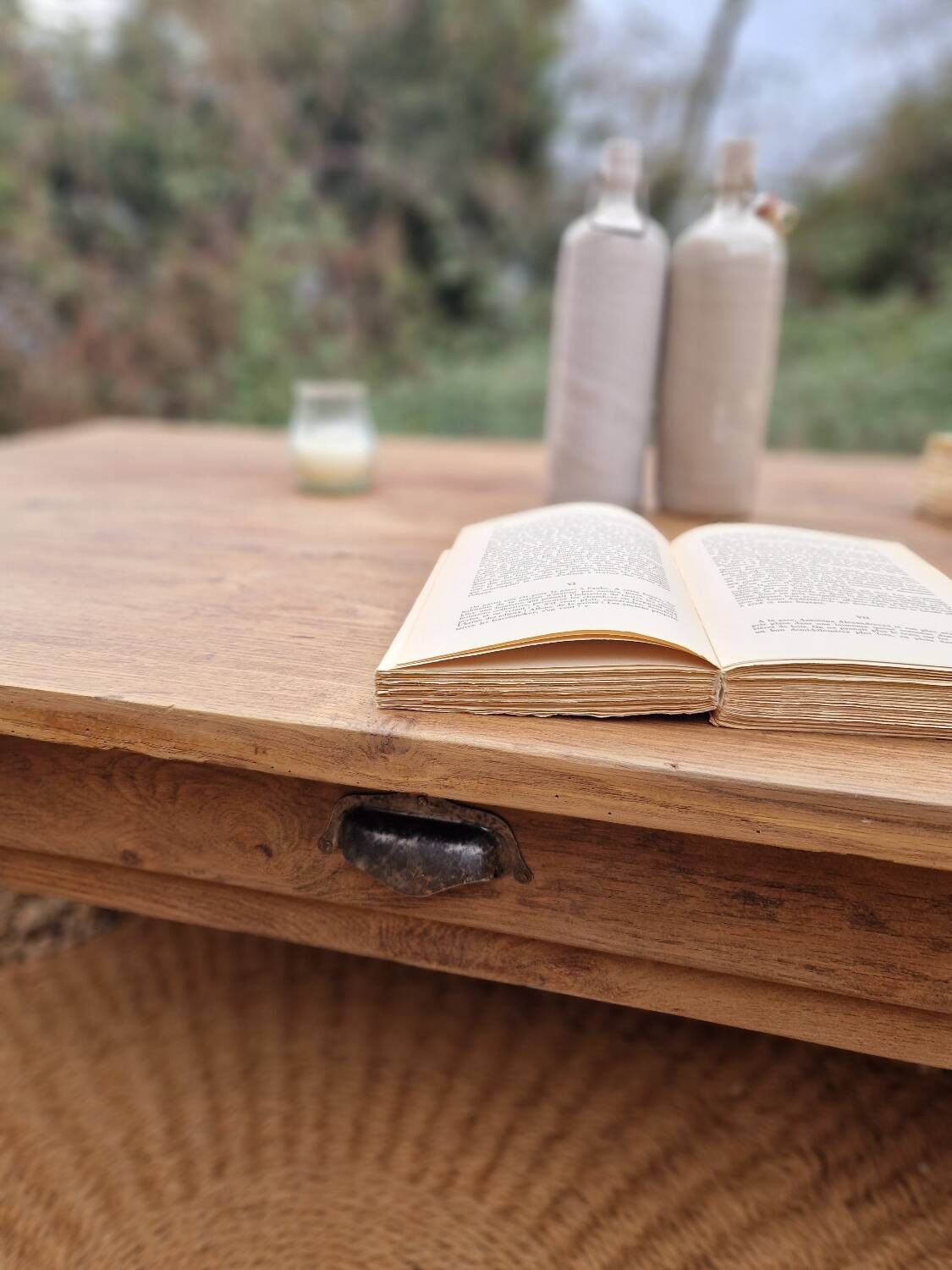 Table basse en chêne