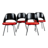 Set of 4 Conference chairs by Eero Saarinen for Knoll.