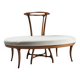 Large Circular Wooden Sofa, 1990s