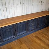 Low sideboard restored in the trade furniture style
