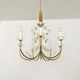 Crystal Glass Chandelier by Vereinigte Werkstätten Collection