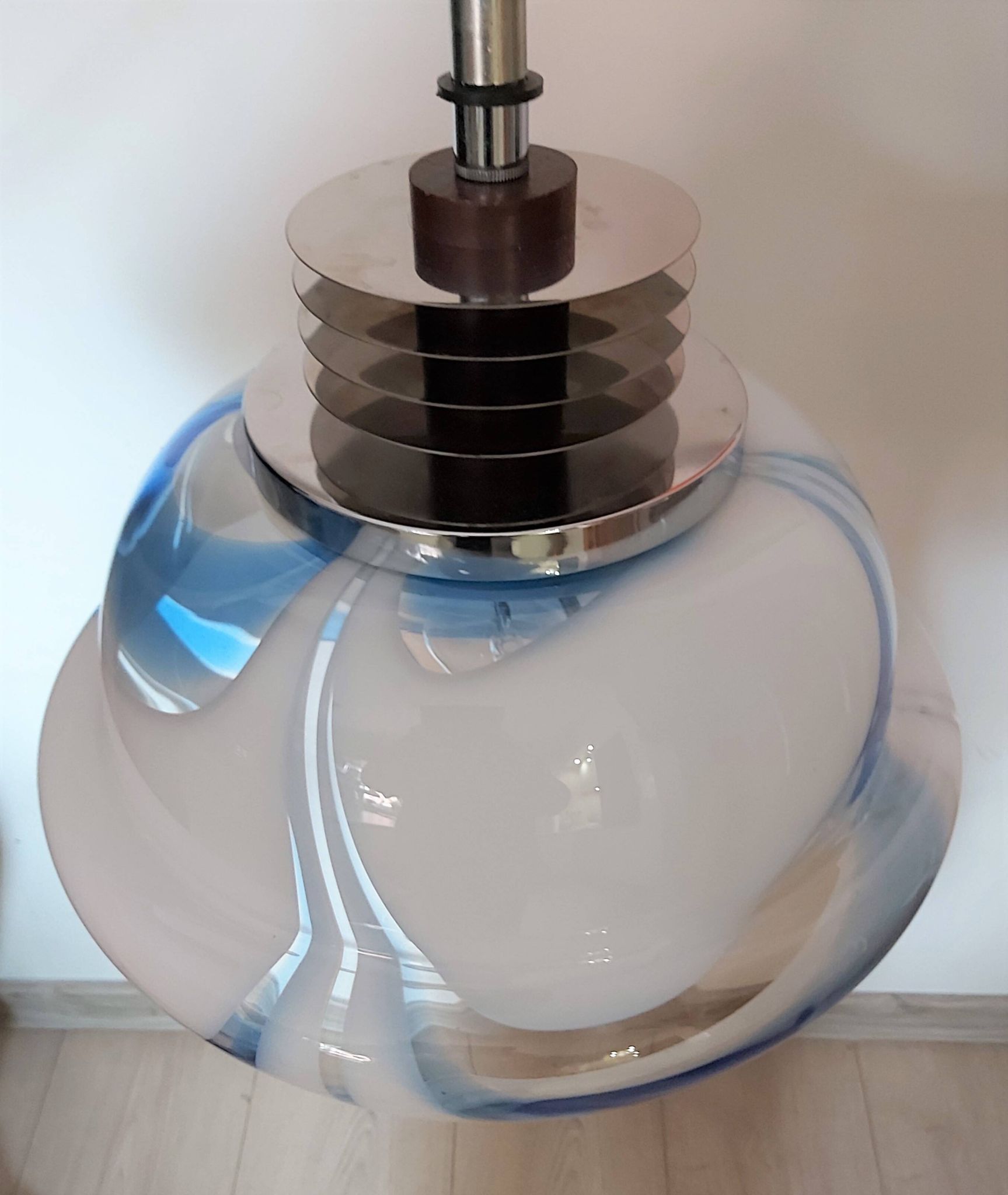 Lampe à suspension, Murano, années 1970.