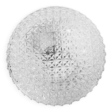 Vintage Glass Wall or Ceiling Light, 1970s