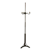 Vintage mid-century reading lamp in bronze and brass by Lunel Arlus.